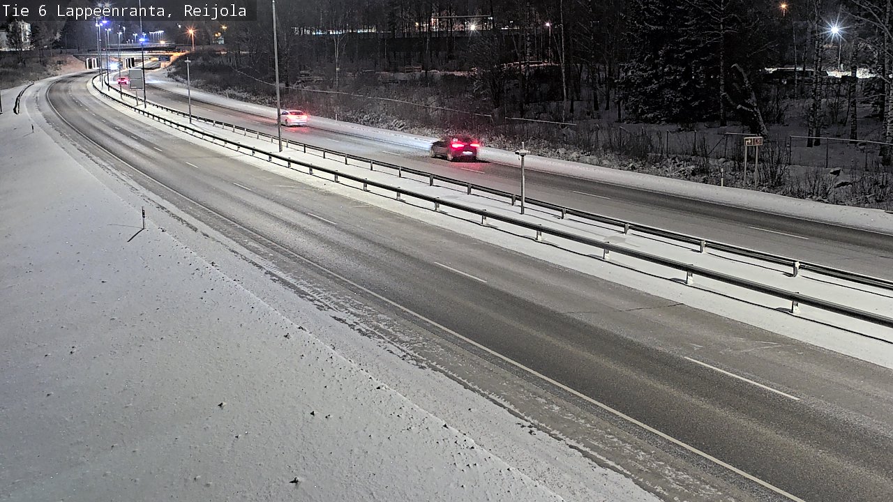Weather Camera Image Väg 6 Villmanstrand, Reijola, Lappeenranta, Etelä-Karjala