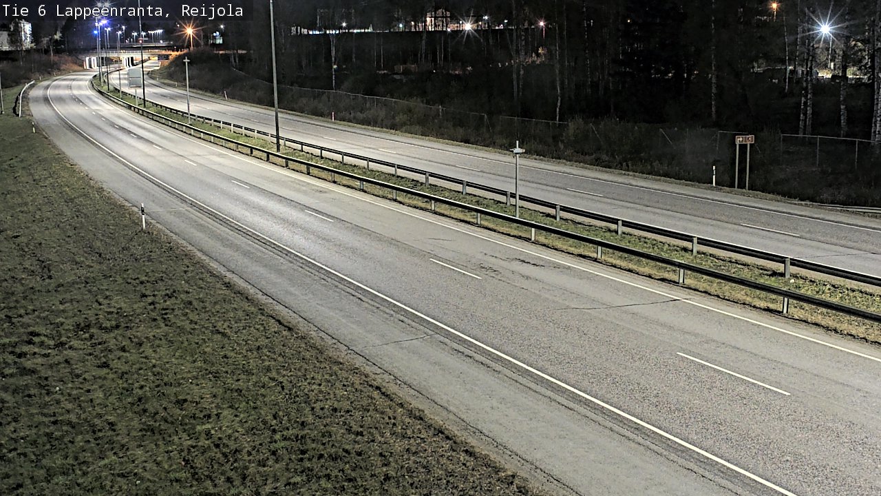 Weather Camera Image Road 6 Lappeenranta, Reijola, Lappeenranta, Etelä-Karjala