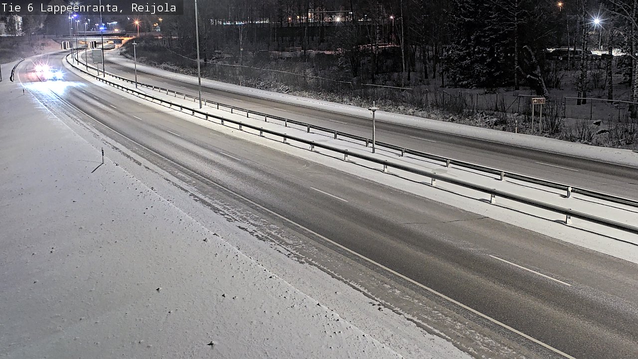 Weather Camera Image Road 6 Lappeenranta, Reijola, Lappeenranta, Etelä-Karjala
