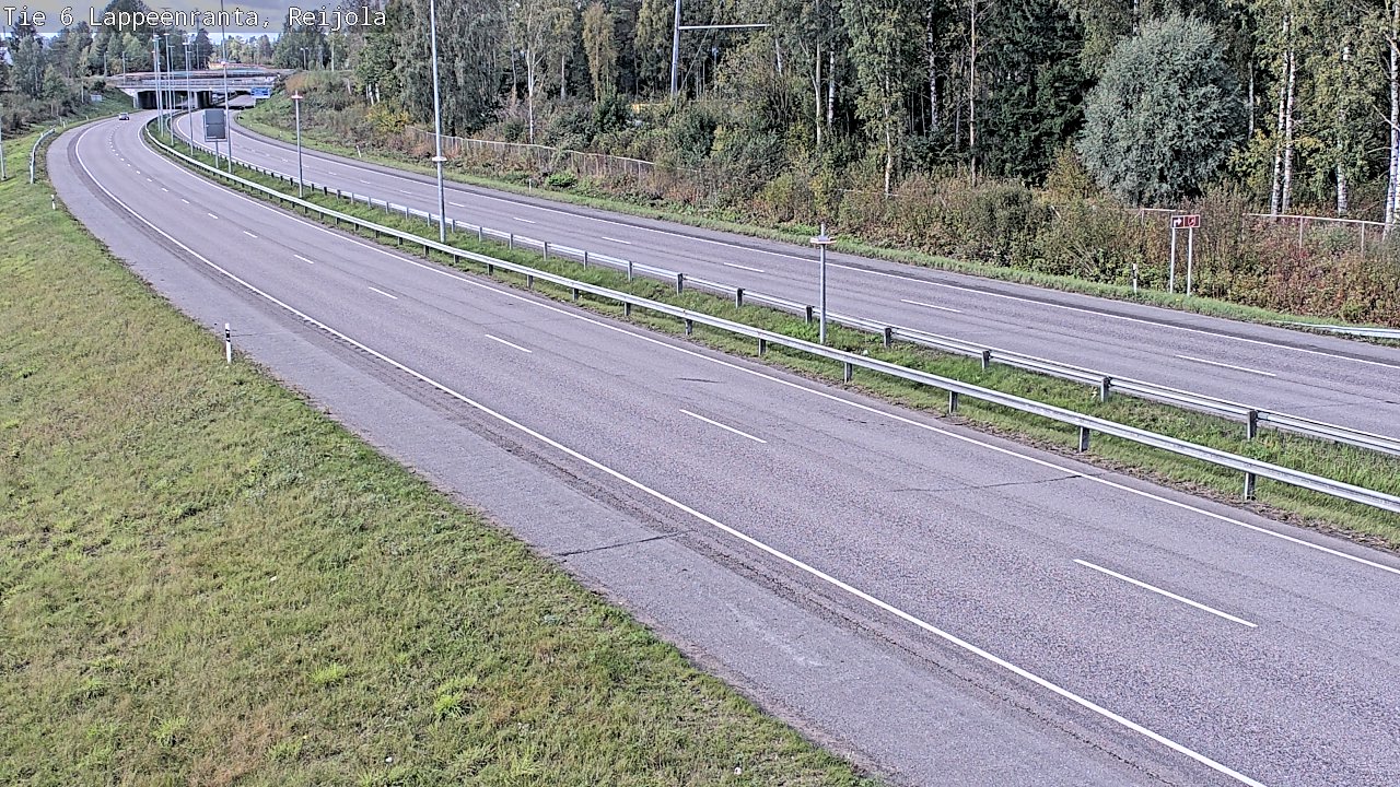Weather Camera Image Road 6 Lappeenranta, Reijola, Lappeenranta, Etelä-Karjala