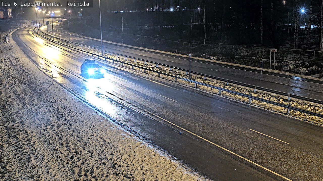 Weather Camera Image Road 6 Lappeenranta, Reijola, Lappeenranta, Etelä-Karjala