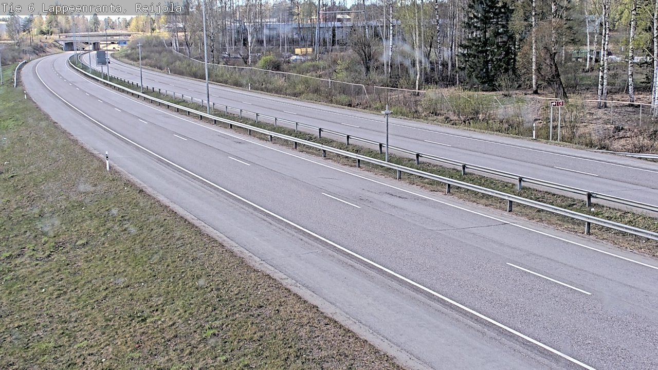 Weather Camera Image Road 6 Lappeenranta, Reijola, Lappeenranta, Etelä-Karjala