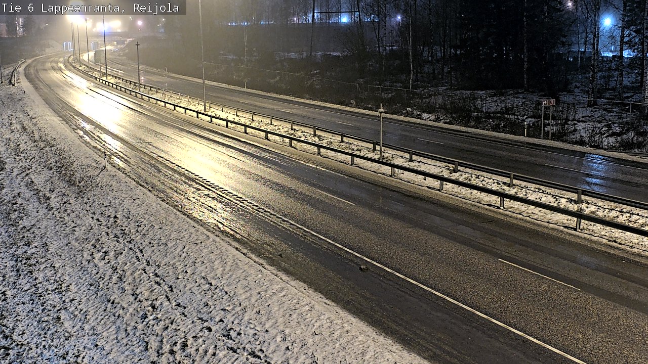 Weather Camera Image Road 6 Lappeenranta, Reijola, Lappeenranta, Etelä-Karjala