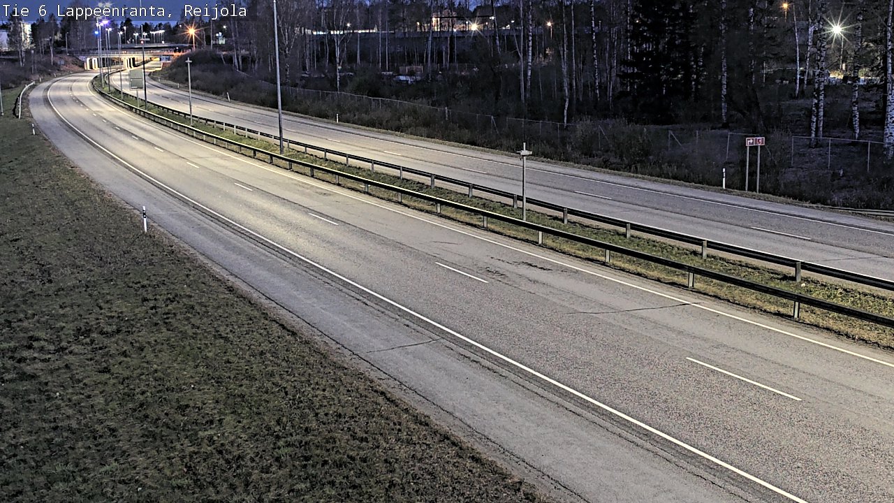 Weather Camera Image Road 6 Lappeenranta, Reijola, Lappeenranta, Etelä-Karjala