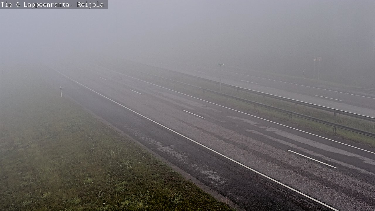 Weather Camera Image Road 6 Lappeenranta, Reijola, Lappeenranta, Etelä-Karjala