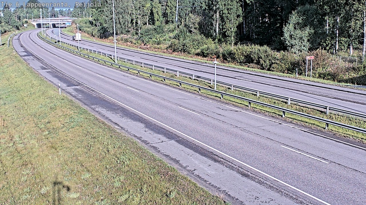 Weather Camera Image Road 6 Lappeenranta, Reijola, Lappeenranta, Etelä-Karjala