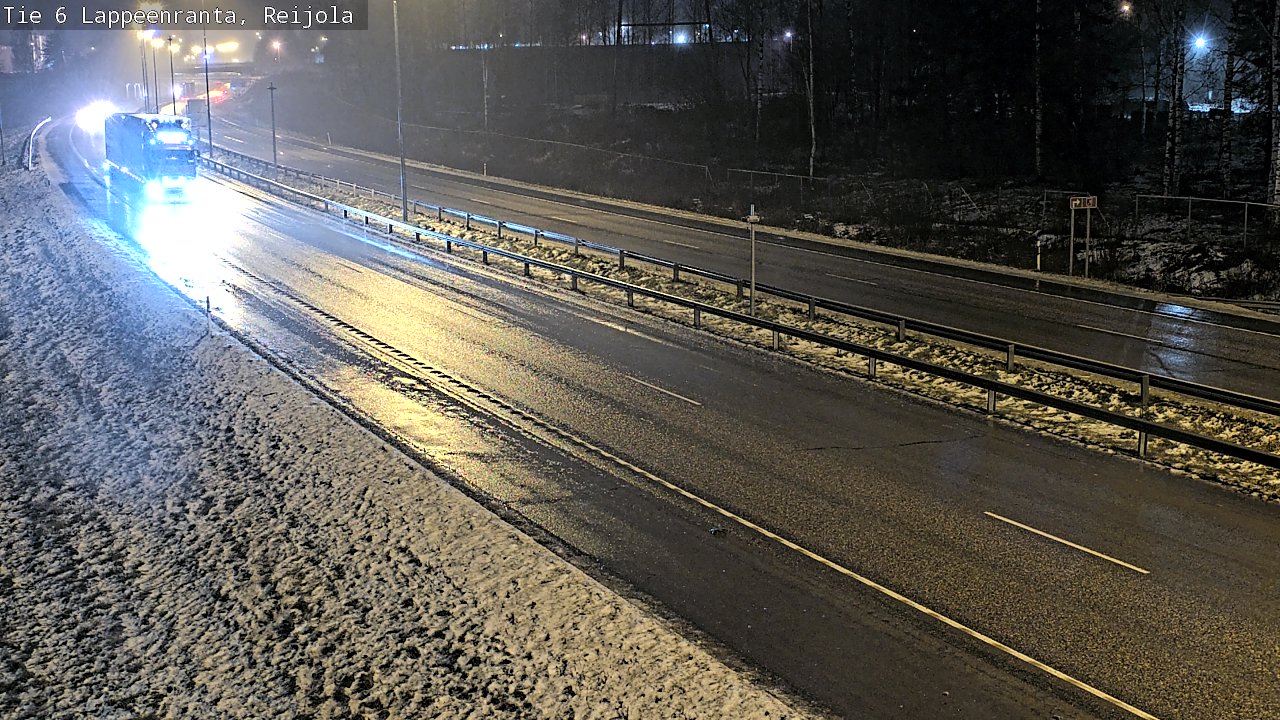 Weather Camera Image Road 6 Lappeenranta, Reijola, Lappeenranta, Etelä-Karjala
