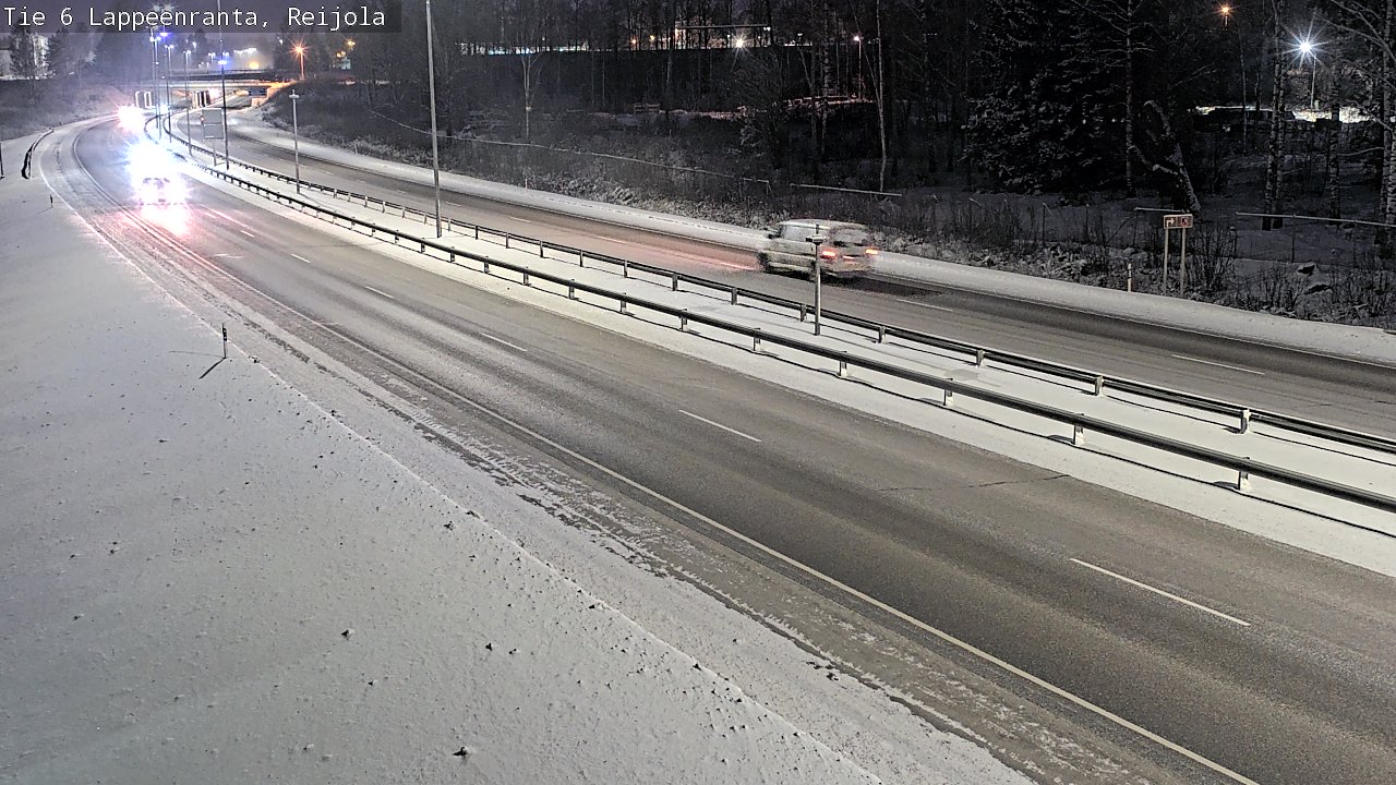 Weather Camera Image Road 6 Lappeenranta, Reijola, Lappeenranta, Etelä-Karjala