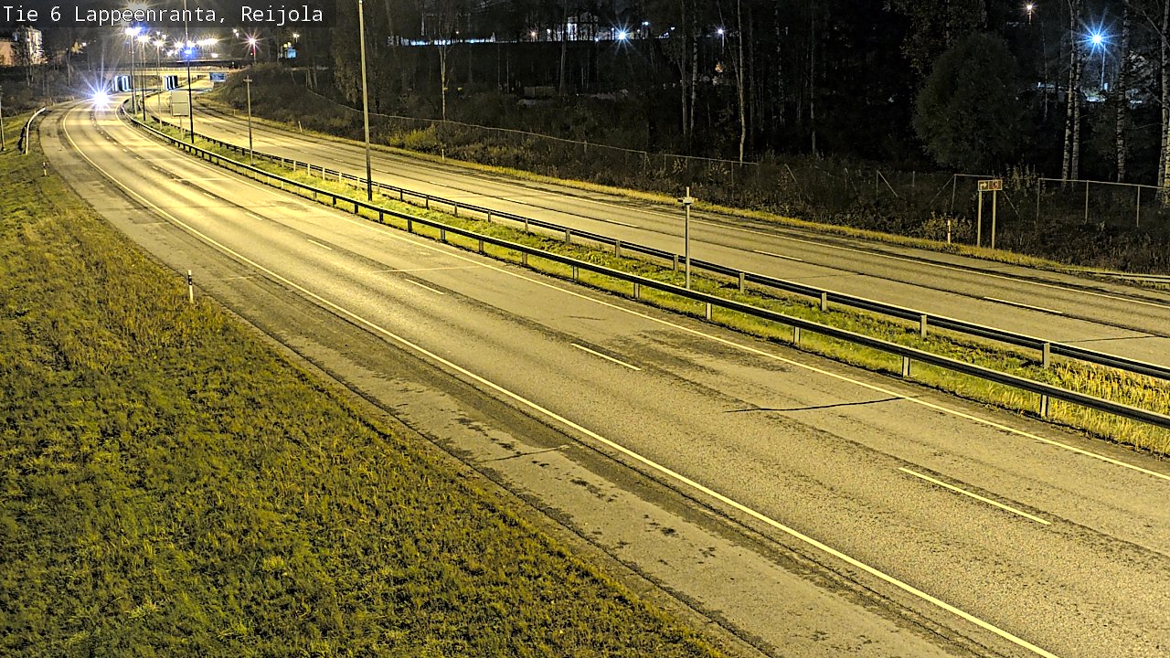 Weather Camera Image Road 6 Lappeenranta, Reijola, Lappeenranta, Etelä-Karjala