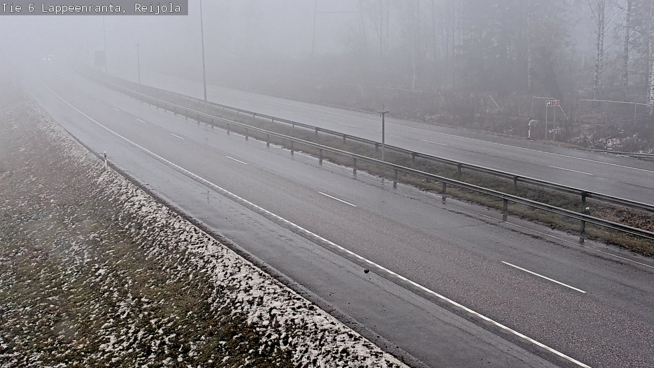 Weather Camera Image Road 6 Lappeenranta, Reijola, Lappeenranta, Etelä-Karjala