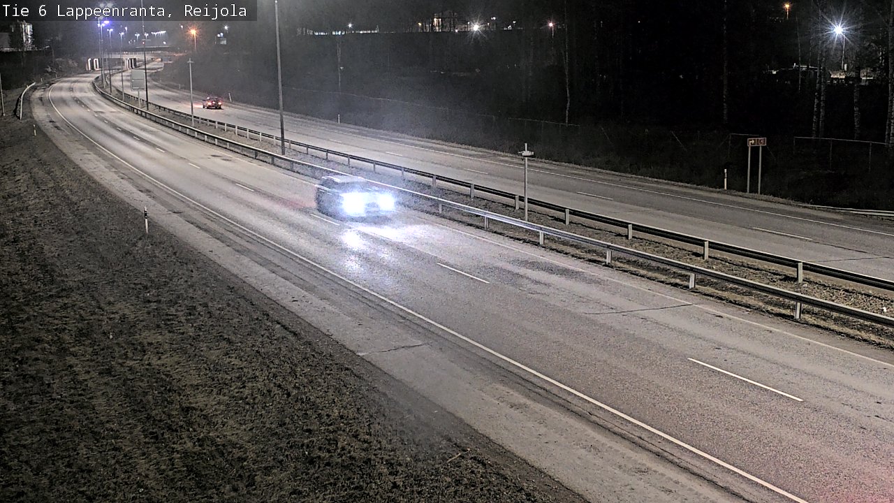 Weather Camera Image Road 6 Lappeenranta, Reijola, Lappeenranta, Etelä-Karjala