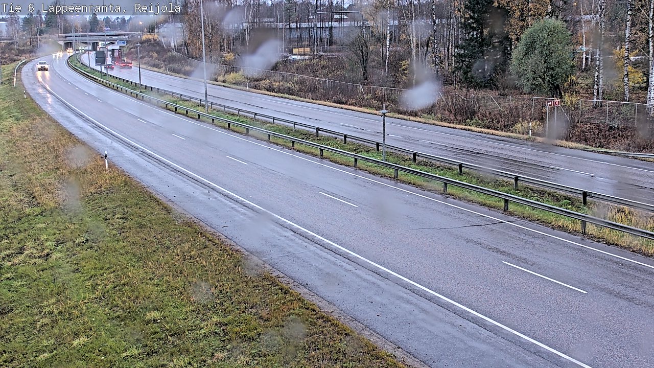 Weather Camera Image Road 6 Lappeenranta, Reijola, Lappeenranta, Etelä-Karjala