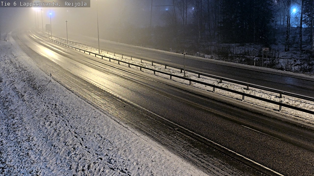 Weather Camera Image Road 6 Lappeenranta, Reijola, Lappeenranta, Etelä-Karjala