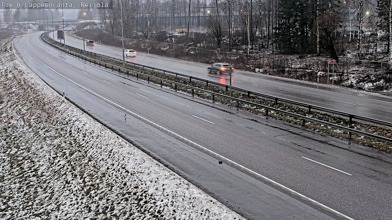 Weather Camera Image Road 6 Lappeenranta, Reijola, Lappeenranta, Etelä-Karjala