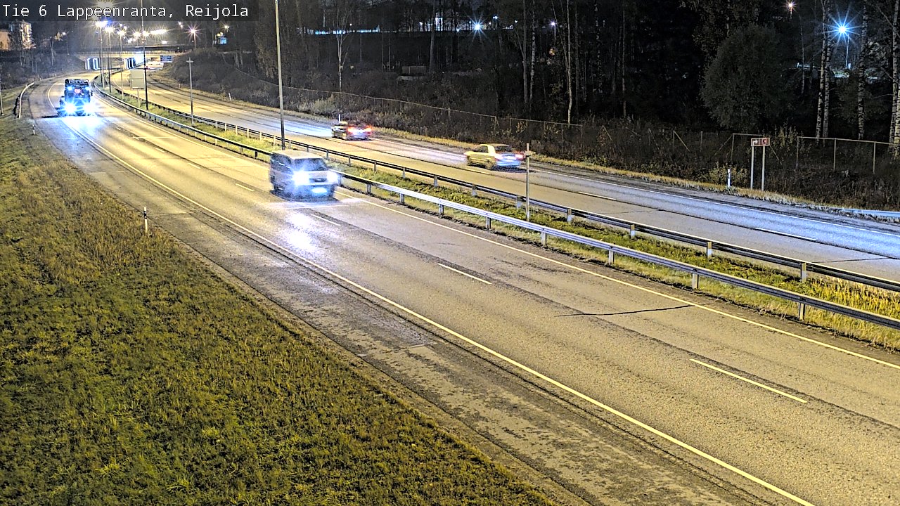 Weather Camera Image Väg 6 Villmanstrand, Reijola, Lappeenranta, Etelä-Karjala