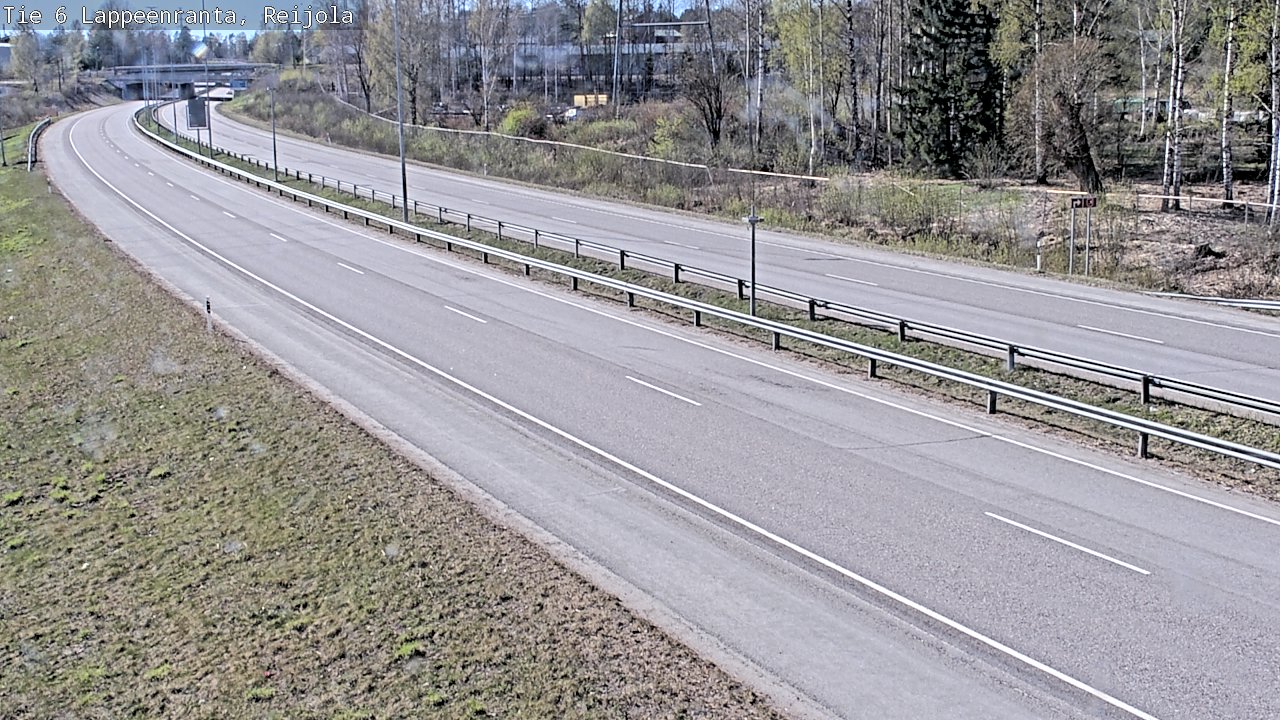 Weather Camera Image Road 6 Lappeenranta, Reijola, Lappeenranta, Etelä-Karjala