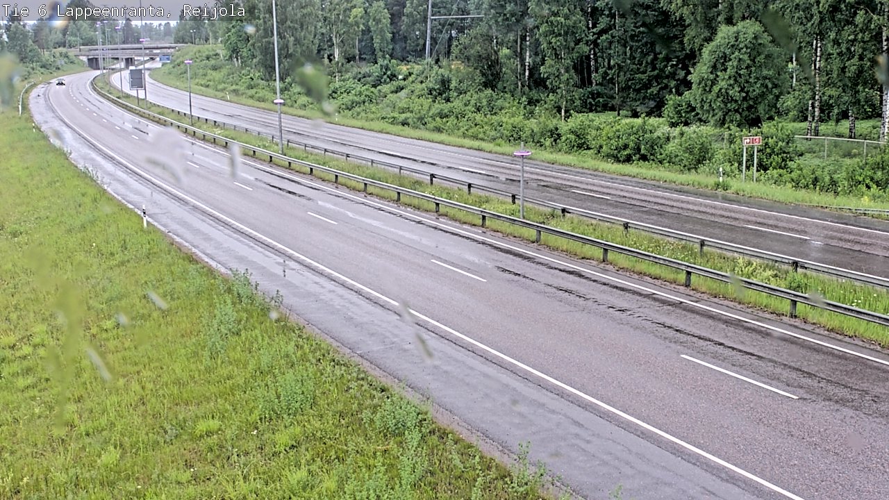 Weather Camera Image Road 6 Lappeenranta, Reijola, Lappeenranta, Etelä-Karjala