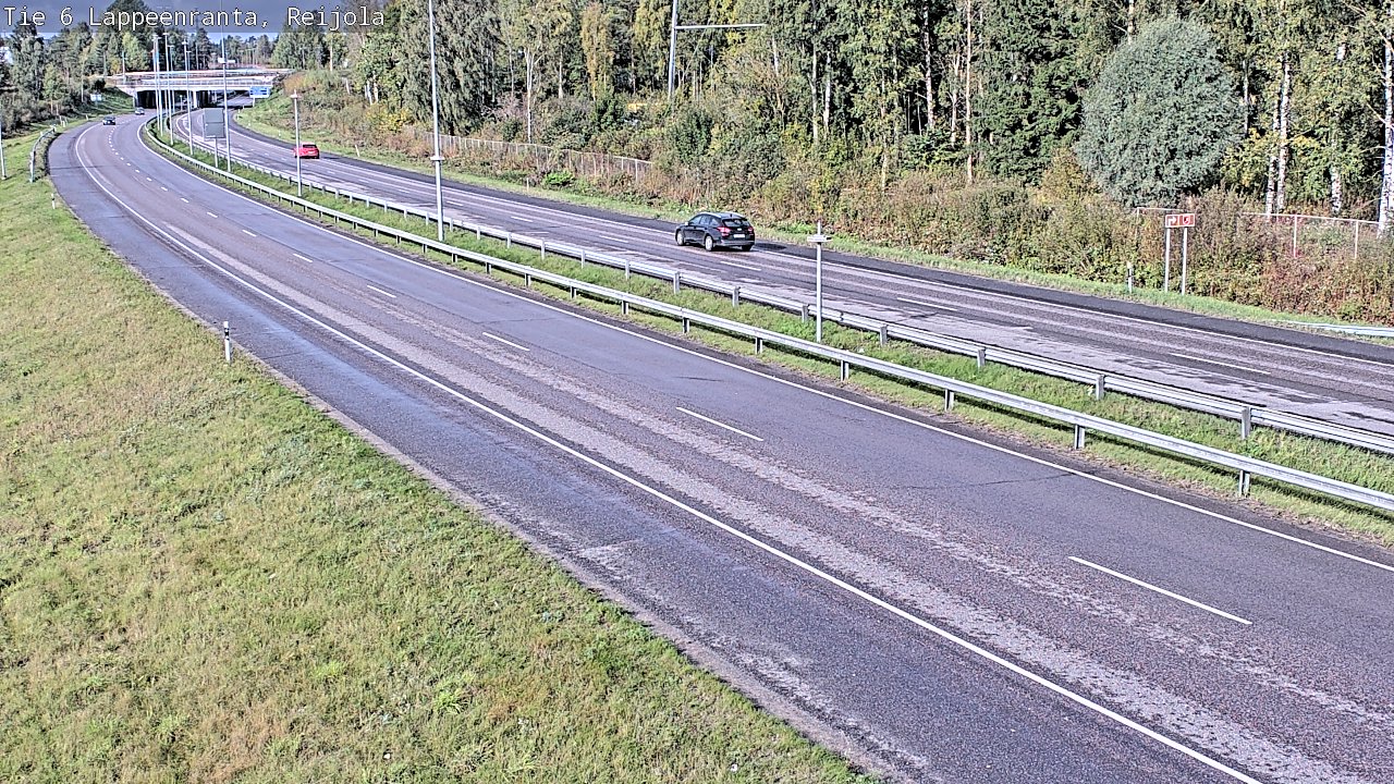 Weather Camera Image Road 6 Lappeenranta, Reijola, Lappeenranta, Etelä-Karjala