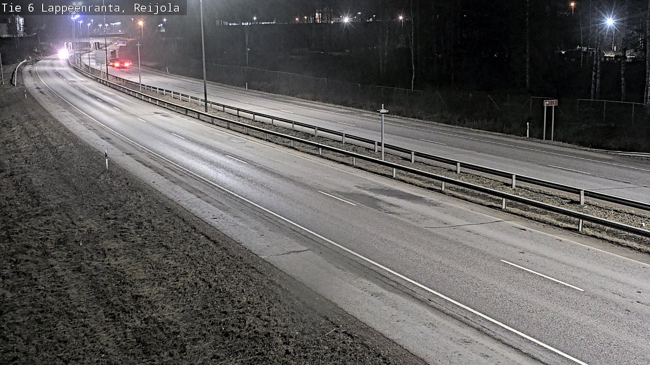 Weather Camera Image Road 6 Lappeenranta, Reijola, Lappeenranta, Etelä-Karjala