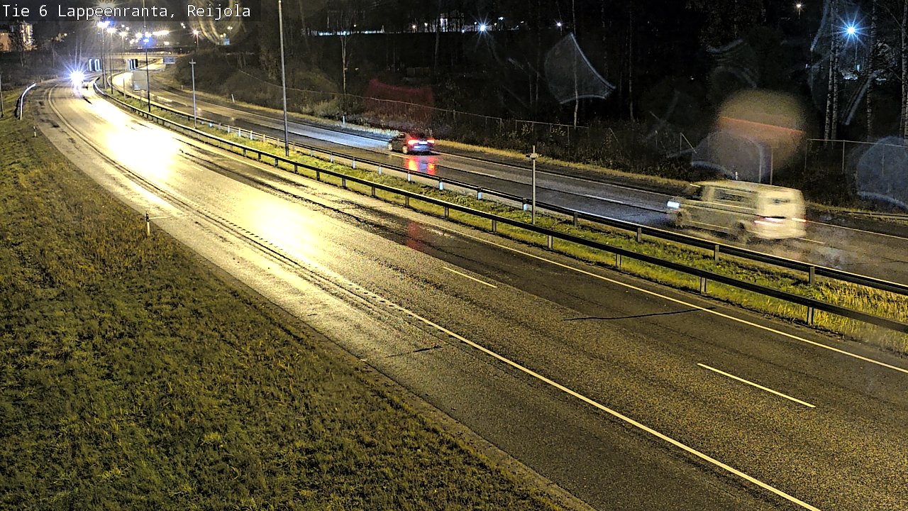Weather Camera Image Road 6 Lappeenranta, Reijola, Lappeenranta, Etelä-Karjala