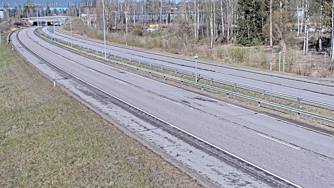 Weather Camera Image Road 6 Lappeenranta, Reijola, Lappeenranta, Etelä-Karjala
