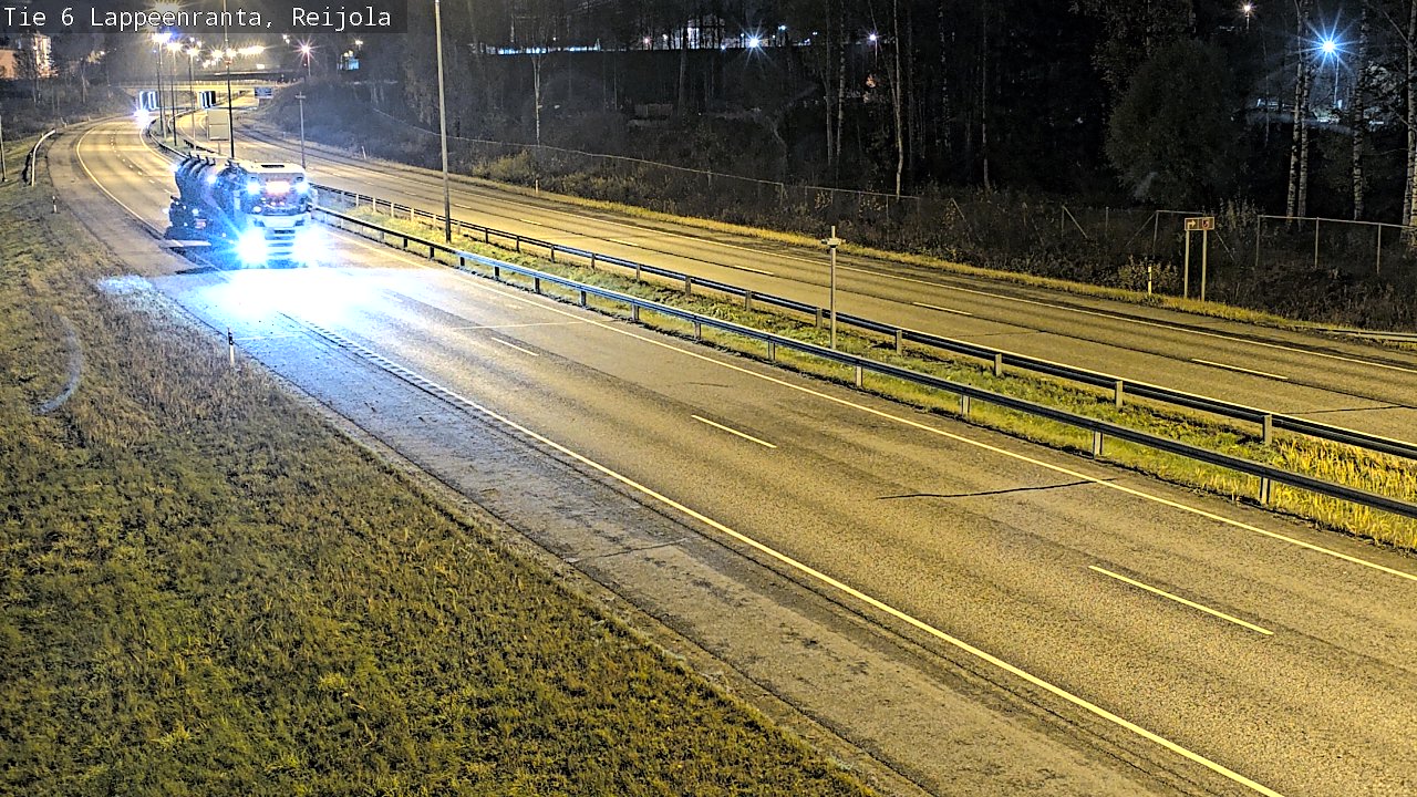 Weather Camera Image Väg 6 Villmanstrand, Reijola, Lappeenranta, Etelä-Karjala