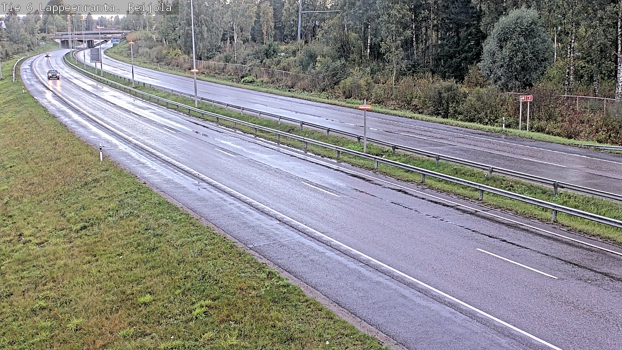 Weather Camera Image Road 6 Lappeenranta, Reijola, Lappeenranta, Etelä-Karjala