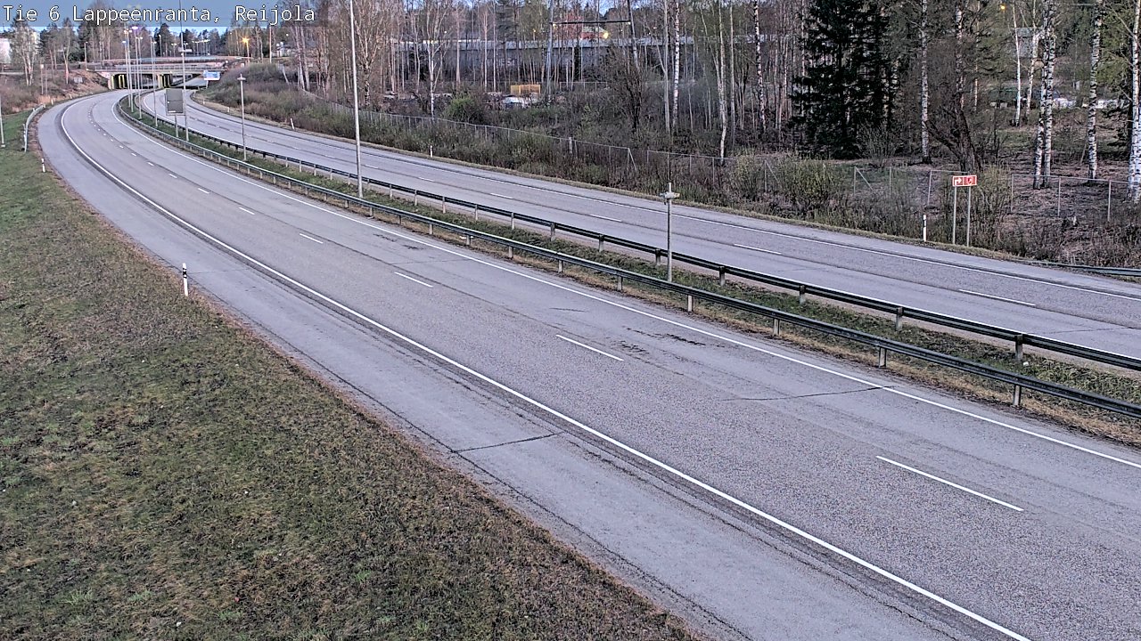 Weather Camera Image Road 6 Lappeenranta, Reijola, Lappeenranta, Etelä-Karjala