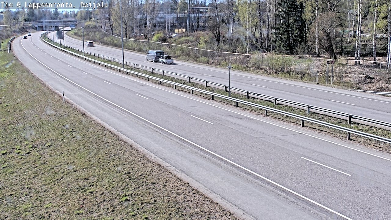 Weather Camera Image Road 6 Lappeenranta, Reijola, Lappeenranta, Etelä-Karjala
