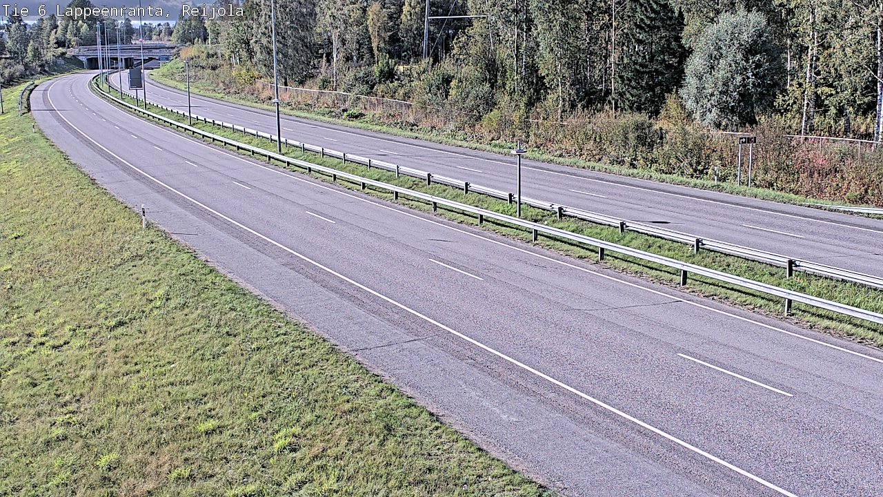 Weather Camera Image Road 6 Lappeenranta, Reijola, Lappeenranta, Etelä-Karjala