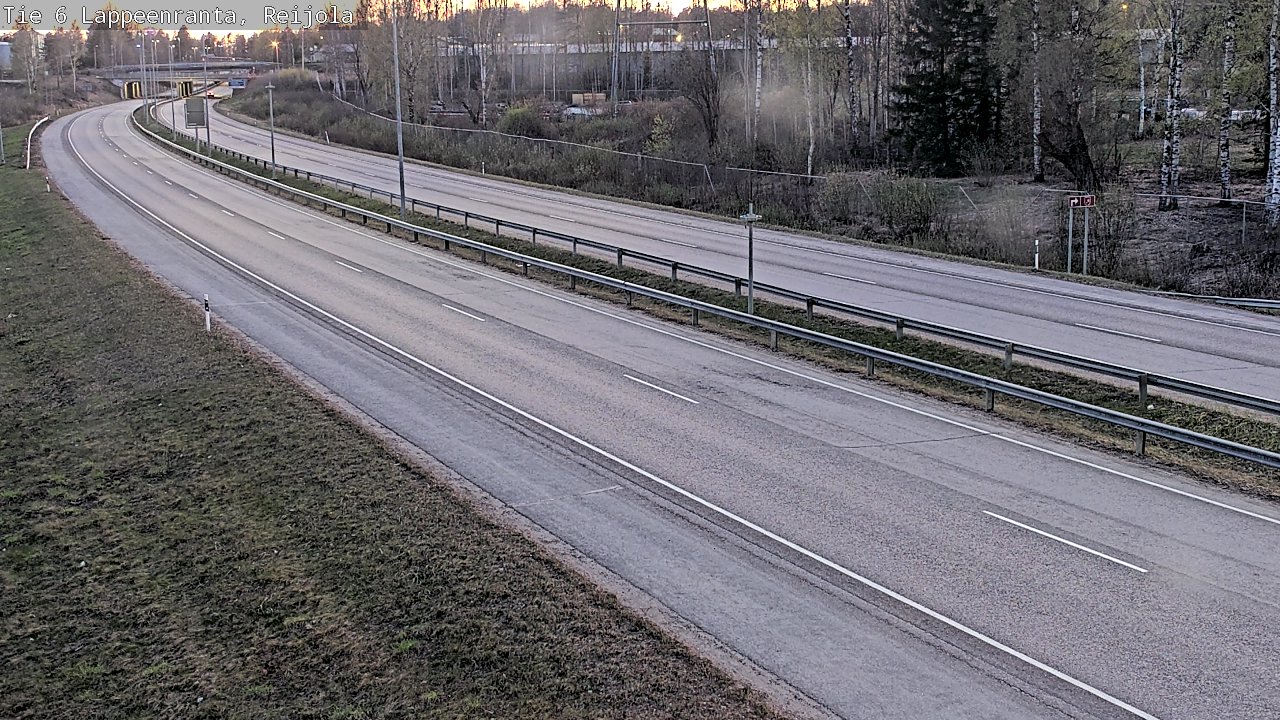 Weather Camera Image Road 6 Lappeenranta, Reijola, Lappeenranta, Etelä-Karjala