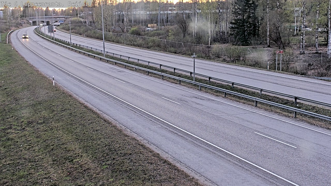 Weather Camera Image Road 6 Lappeenranta, Reijola, Lappeenranta, Etelä-Karjala