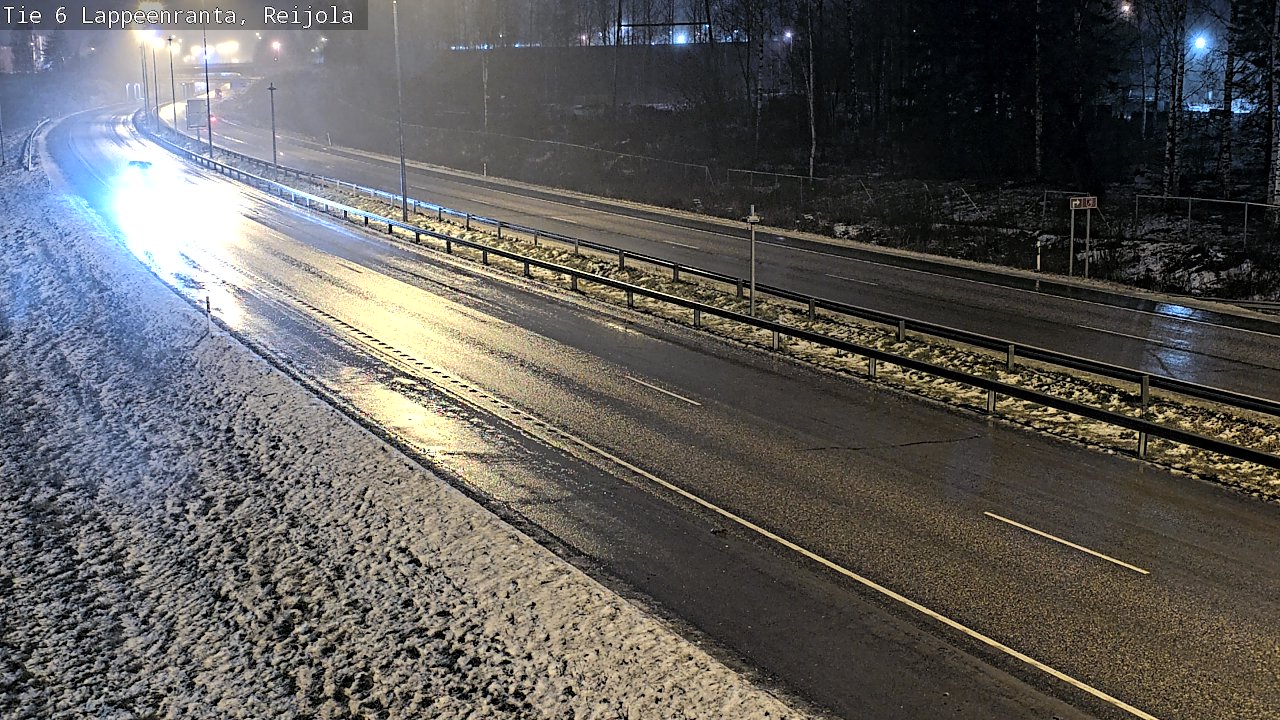Weather Camera Image Road 6 Lappeenranta, Reijola, Lappeenranta, Etelä-Karjala