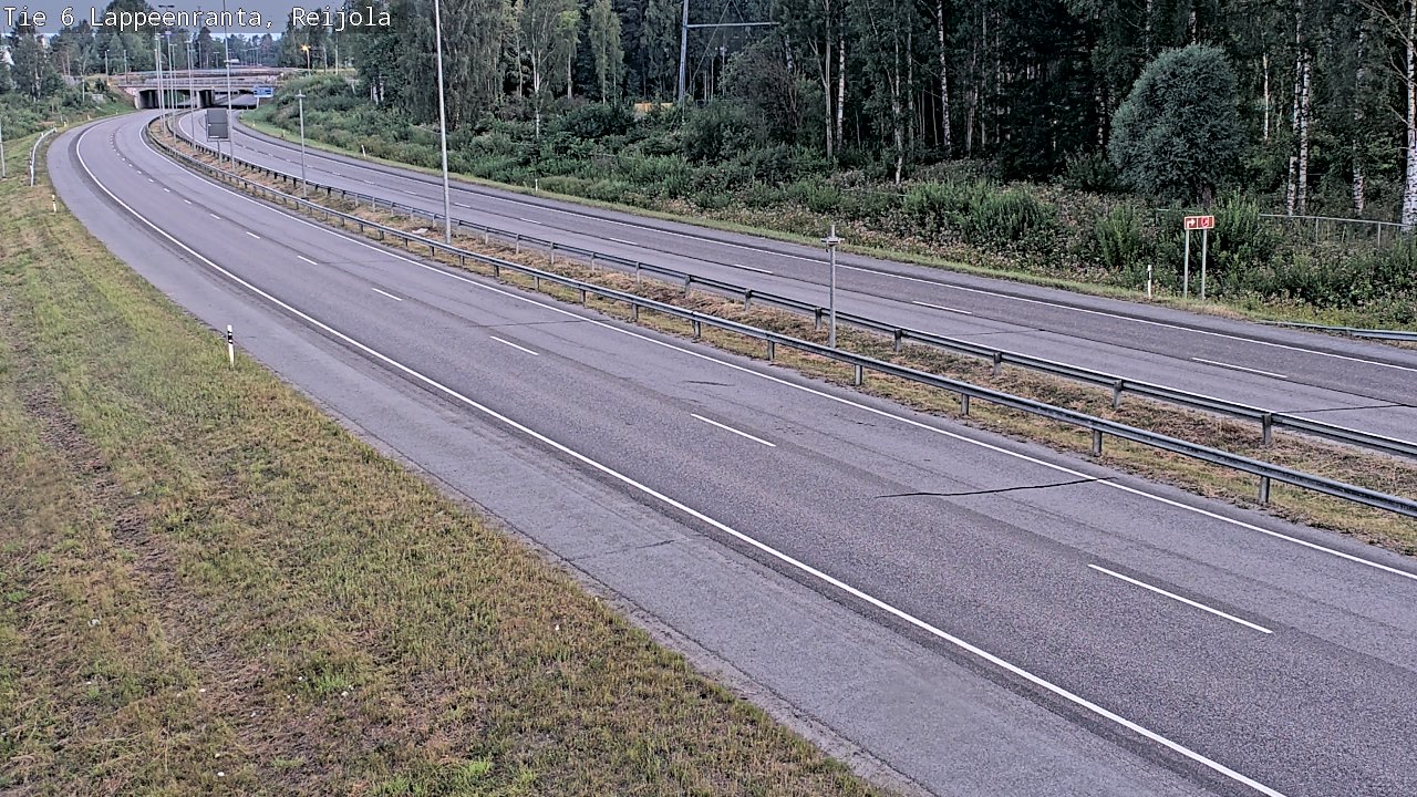 Weather Camera Image Väg 6 Villmanstrand, Reijola, Lappeenranta, Etelä-Karjala