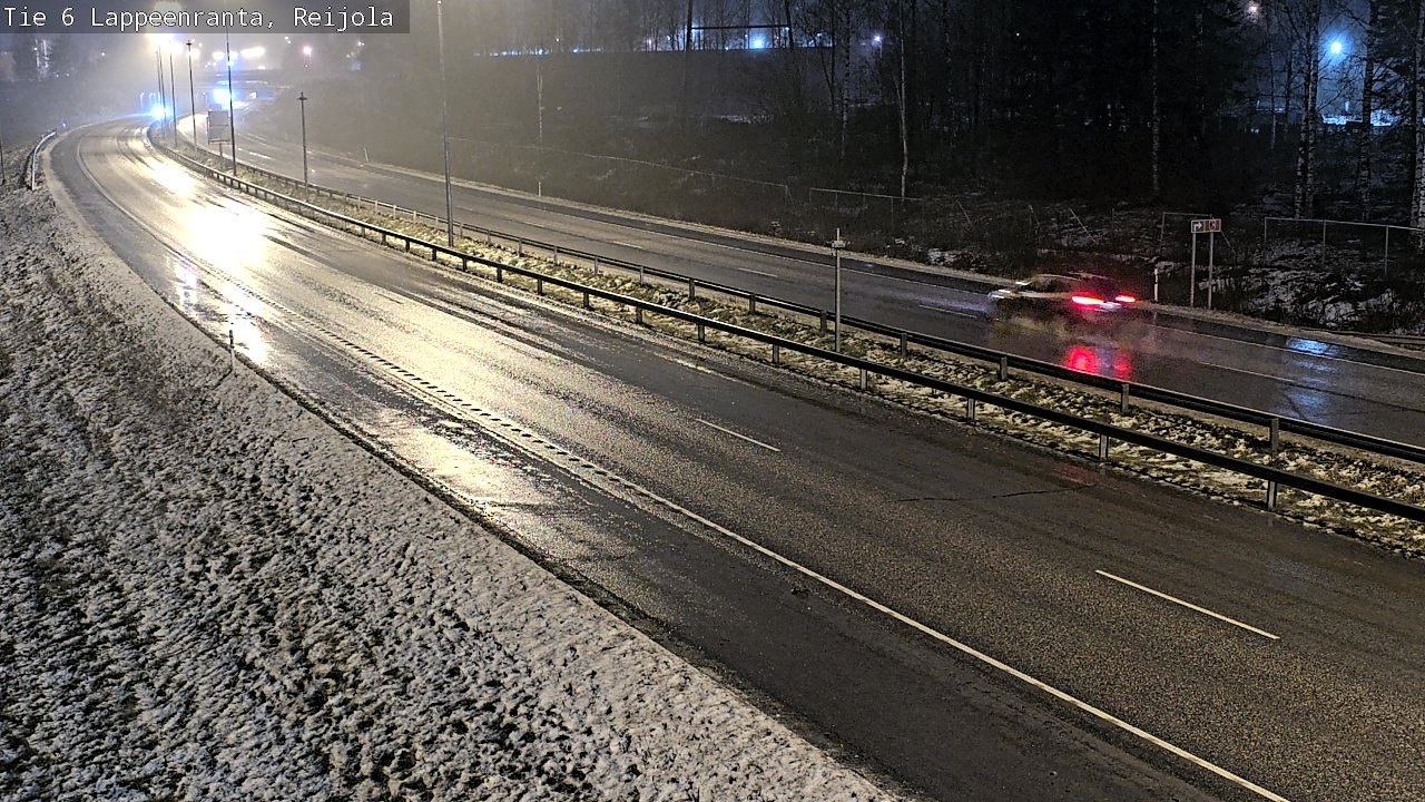 Weather Camera Image Road 6 Lappeenranta, Reijola, Lappeenranta, Etelä-Karjala