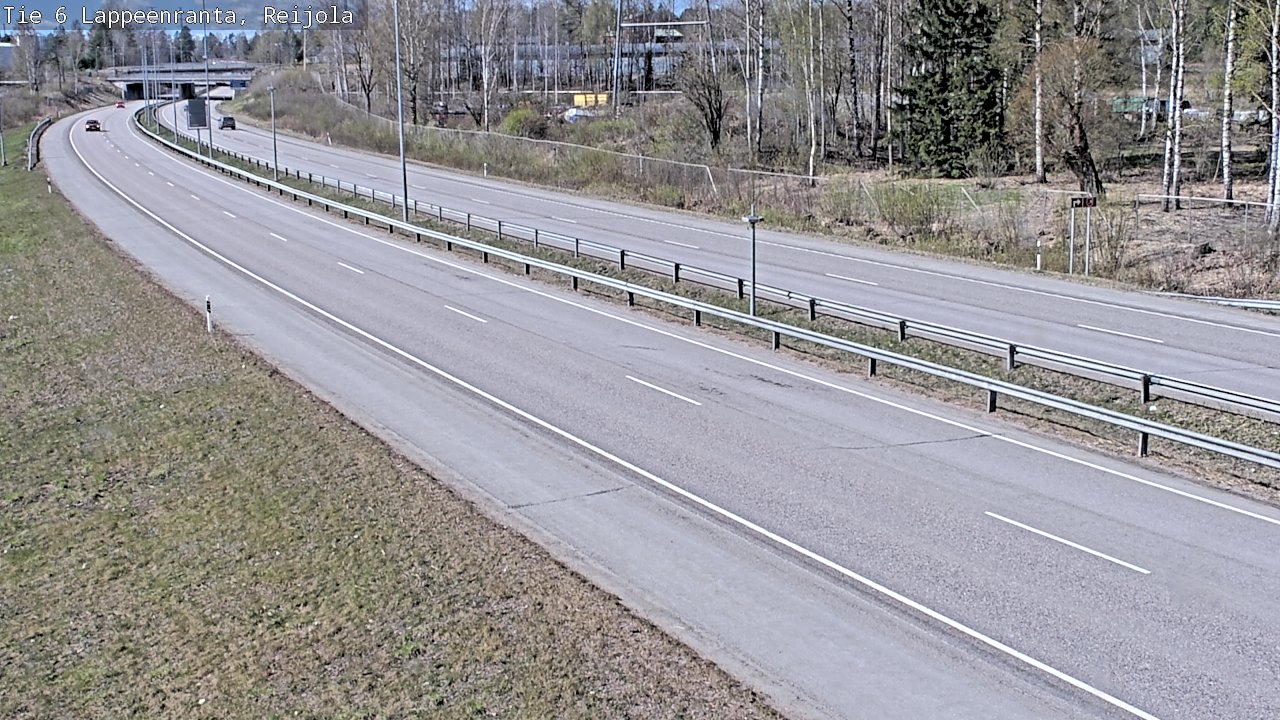 Weather Camera Image Road 6 Lappeenranta, Reijola, Lappeenranta, Etelä-Karjala