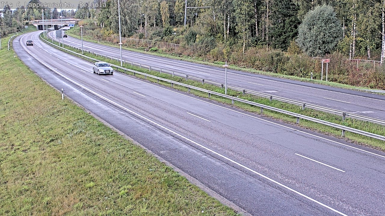 Weather Camera Image Road 6 Lappeenranta, Reijola, Lappeenranta, Etelä-Karjala
