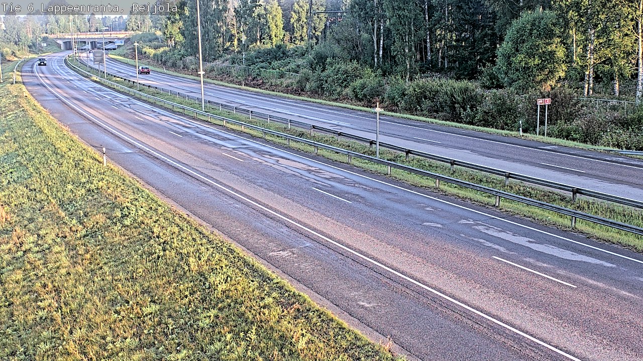 Weather Camera Image Road 6 Lappeenranta, Reijola, Lappeenranta, Etelä-Karjala