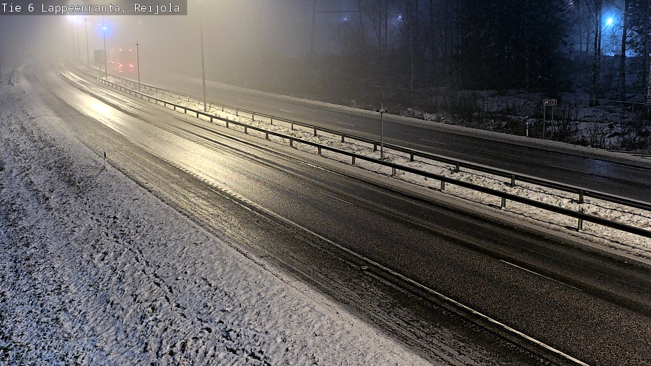Weather Camera Image Väg 6 Villmanstrand, Reijola, Lappeenranta, Etelä-Karjala