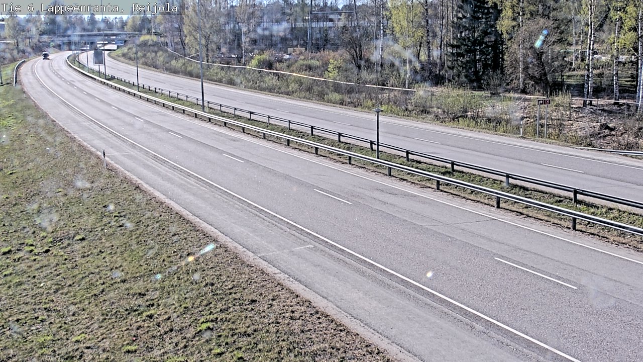 Weather Camera Image Road 6 Lappeenranta, Reijola, Lappeenranta, Etelä-Karjala