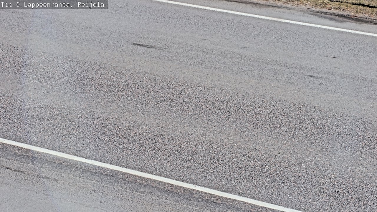 Weather Camera Image Road 6 Lappeenranta, Reijola, Lappeenranta, Etelä-Karjala