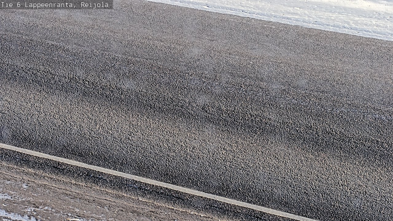 Weather Camera Image Road 6 Lappeenranta, Reijola, Lappeenranta, Etelä-Karjala