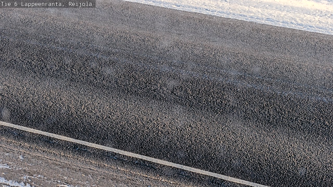 Weather Camera Image Road 6 Lappeenranta, Reijola, Lappeenranta, Etelä-Karjala
