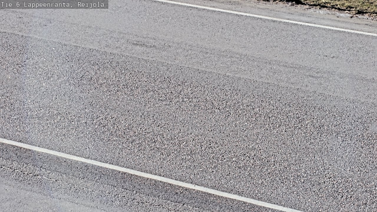 Weather Camera Image Road 6 Lappeenranta, Reijola, Lappeenranta, Etelä-Karjala