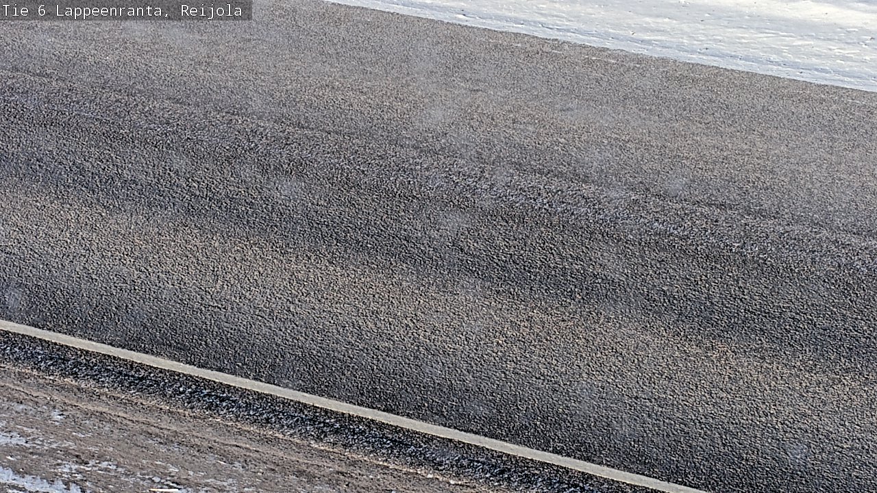Weather Camera Image Road 6 Lappeenranta, Reijola, Lappeenranta, Etelä-Karjala