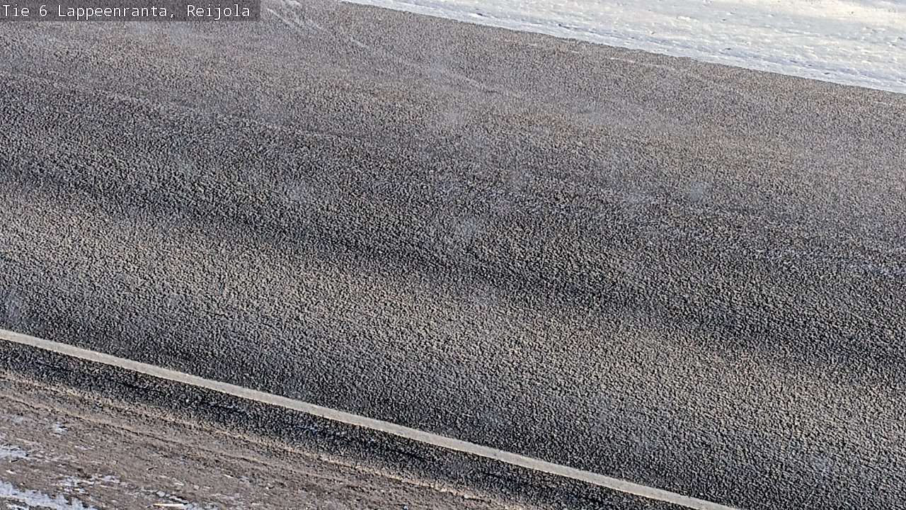 Weather Camera Image Road 6 Lappeenranta, Reijola, Lappeenranta, Etelä-Karjala