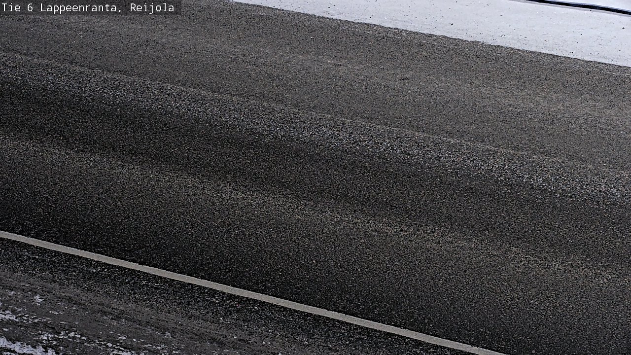 Weather Camera Image Road 6 Lappeenranta, Reijola, Lappeenranta, Etelä-Karjala