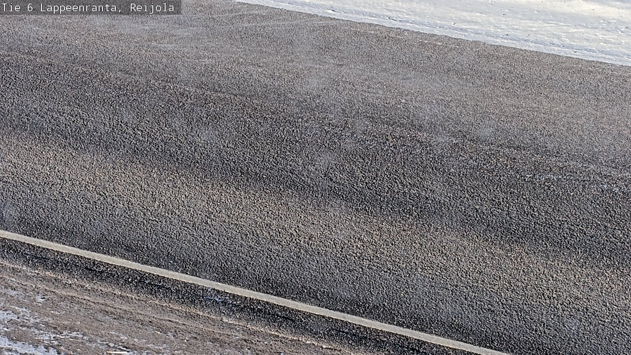 Weather Camera Image Road 6 Lappeenranta, Reijola, Lappeenranta, Etelä-Karjala