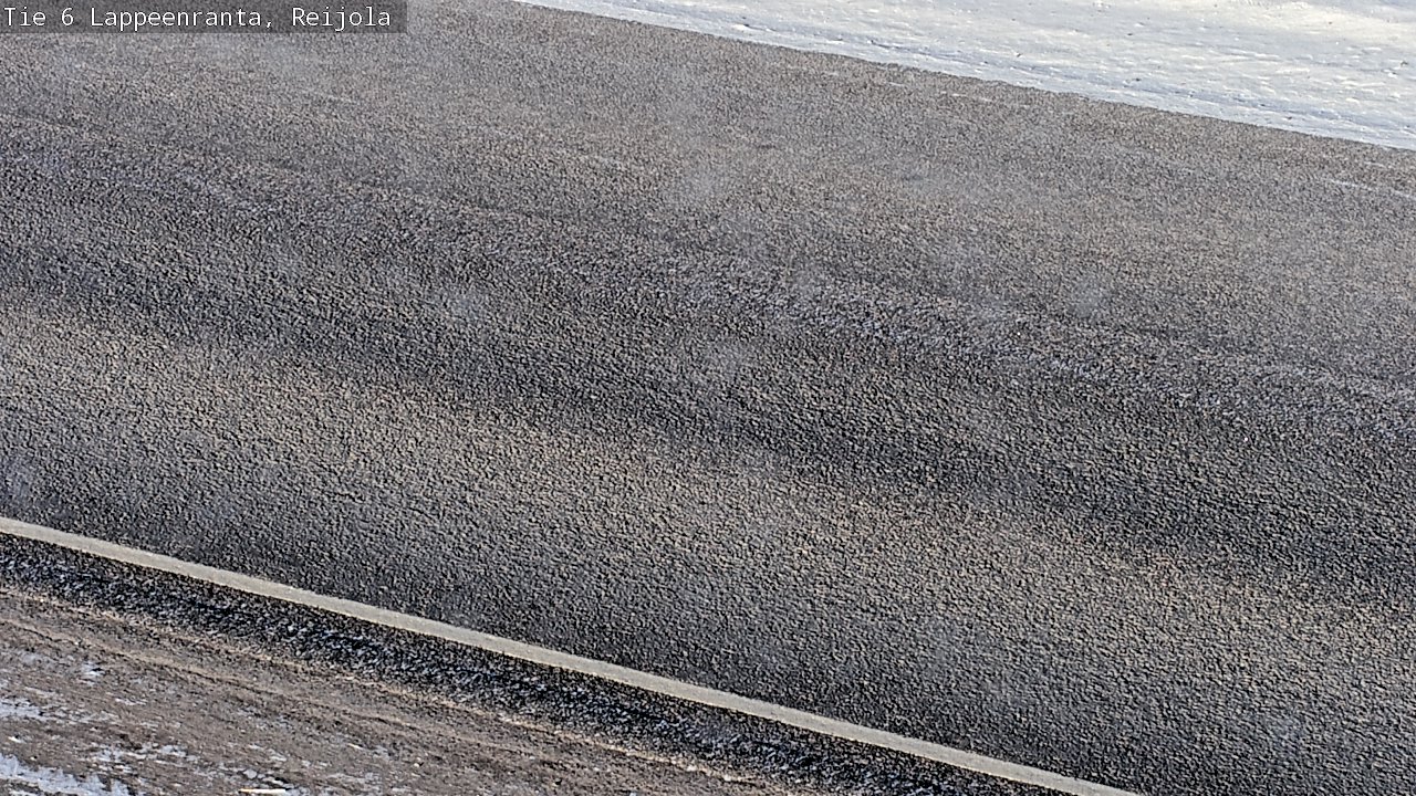 Weather Camera Image Road 6 Lappeenranta, Reijola, Lappeenranta, Etelä-Karjala