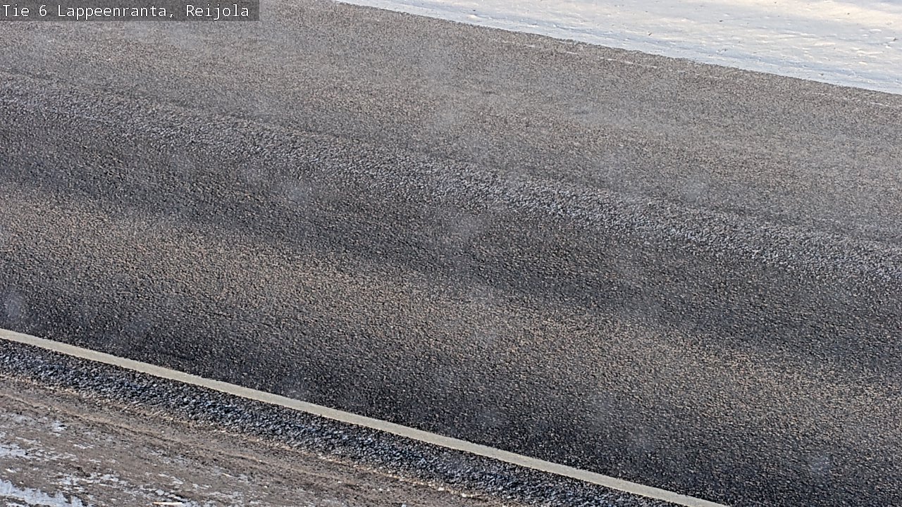 Weather Camera Image Road 6 Lappeenranta, Reijola, Lappeenranta, Etelä-Karjala